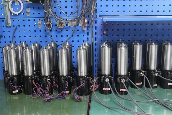 Optical Glass Grinding Cnc Router Spindle Ball Bearing Spindle 1.2kw - 1.5kw 10K-60KRPM
