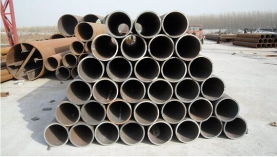 Anti Rust Oil Welded Steel Pipe Straight Cut / Torch Cut , Galvanized Steel Tube