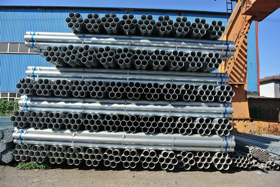 Anti Rust Oil Welded Steel Pipe Straight Cut / Torch Cut , Galvanized Steel Tube